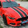 Для Ford Mustang 15-20 узор из углеродного волокна, полный кузов, гирлянда, декоративная наклейка, капот двигателя