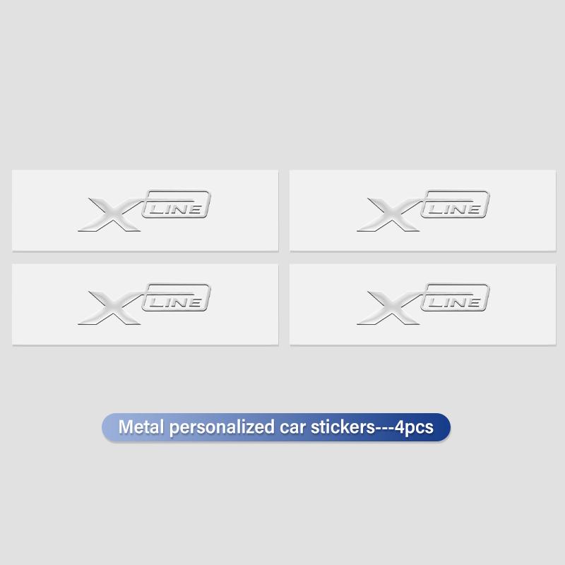 3D Metal Car Emblem Logo Decorative Stickers Badge Decal For KIA Xline Sportage Optima Ceed Soul Picanto Stonic