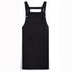 Kitchen Cooking Apron Front Pocket Adjustable Water Resistant for Men Women Chef BBQ Drawing Black