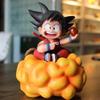 Dragon Ball "персонаж аниме Укун, сидящий на фигурке облака-кувырка - Коллекционная игрушка персонажа аниме, детская кукла в подарок 9,5 см