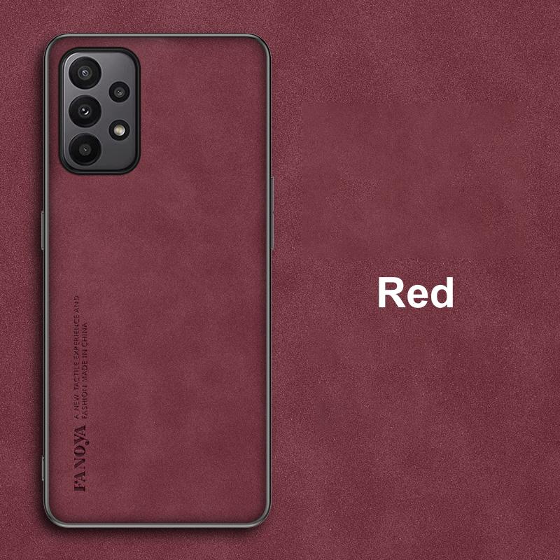 Роскошный чехол из искусственной кожи для Samsung Galaxy A13 A23 A33 A53 A73 5G, матовый силиконовый чехол для телефона Samsung A52 A52S A72 Coque