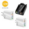 PD65W Fast Charging Mobile Phone Charger with 3 USB Ports, European, American, and British Standard, 5V2.4A Charging Head