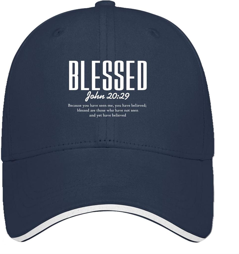 Blessed John 2029 Baseball Cap Polyester Adjustable Casual Summer Sun Hat Unisex