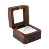 Durable Eco-friendly Wood Ring Gift Case Jewelry Display Necklace Box for Birthday