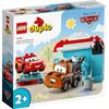 Игрушка LEGO DUPLO «Мойка для машин Молния Маквин и Мэтр», отличный подарок на день рождения, Рождество, а также развивающая игрушка для мальчиков и девочек от 18 месяцев, 2 лет