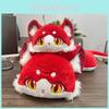Мягкая плюшевая игрушка-кошка-змея с мягким коротким ворсом в подарок на год по знаку зодиака