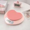 5kg Precision Pink Heart Shaped LCD Kitchen Scale Tare Function New Electronic