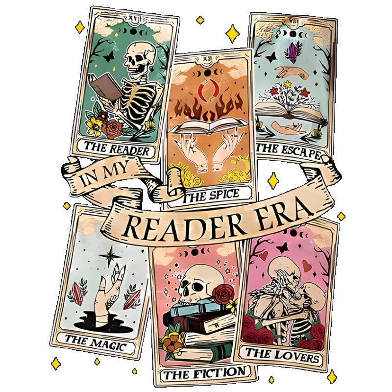 Женская свободная футболка черного цвета с принтом «Эра читателя карт Таро», повседневная одежда