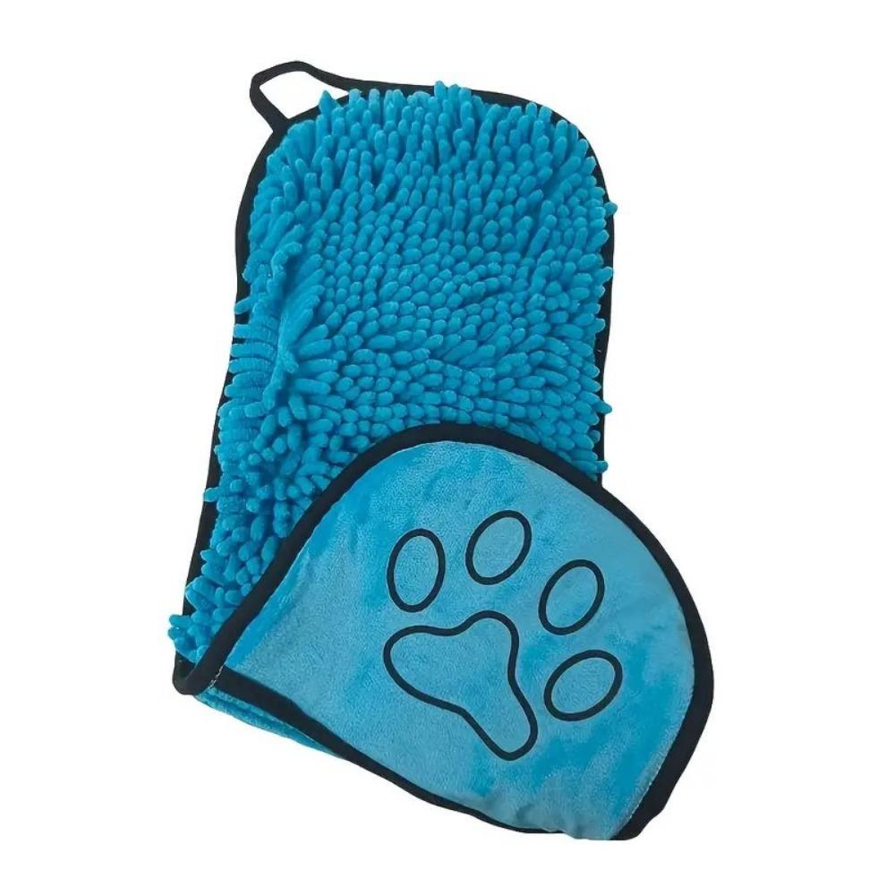 Dog Accessories Super Absorbent Pet Bath Towel Soft Foldable Pet Bath Robe Large Skin-Friendly Pet Cleaning Washcloth Pet Care