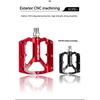 ENLEE Велосипедные Педали Цельные CNC Алюминиевый Сплав Ультралегкие Герметичные Подшипники BMX Mtb Велосипедные Педали Аксессуары