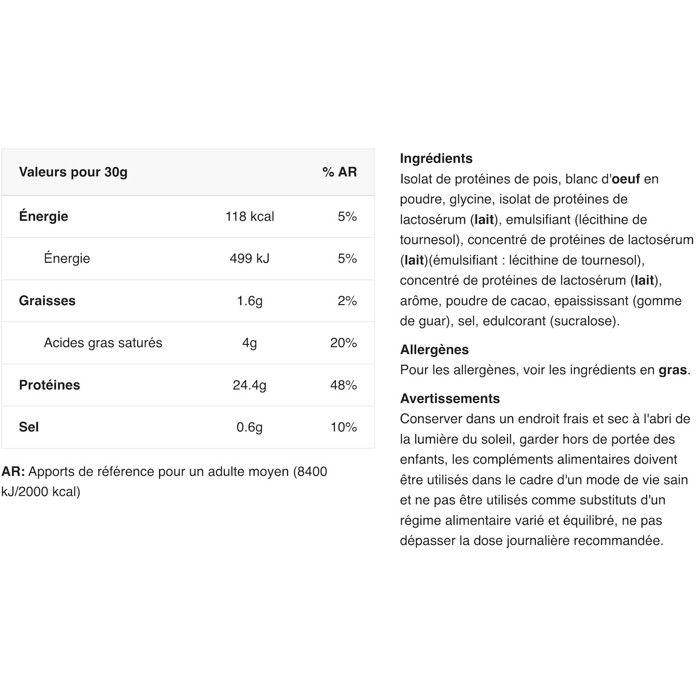 Protéine Multi-sources Eric Favre - Iso Fusion - Vanille 750g