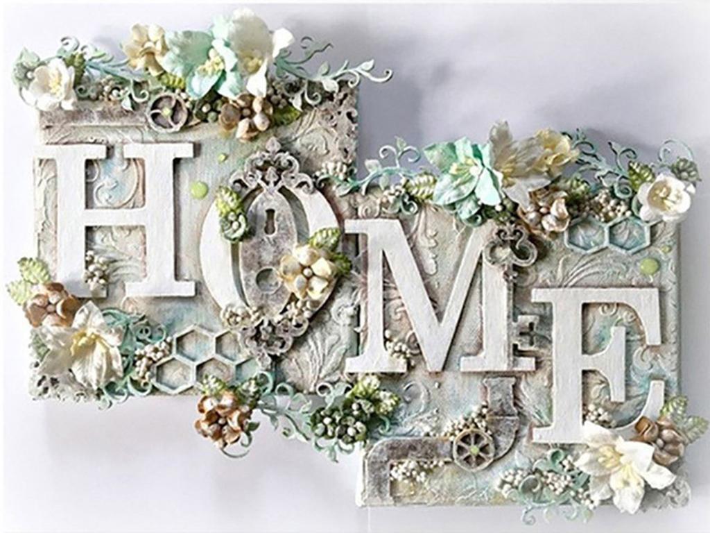 5D Diy Алмазная картина Главная Письмо Горный Хрусталь Мозаика Стразы Искусство Вышивки Крестом Комплект Украшения Новогодний Подарок