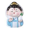 Cartoon God of Wealth Figurine Hand-painted Chinese Immortals Statue Resin Sculpture Home Office Desktop Decoration Ornament