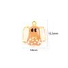 2pcs 304 Stainless Steel Cute Dog Charms 18K Gold Plated Multicolor Enamel Pendants For DIY Necklace Bracelet Jewelry Making