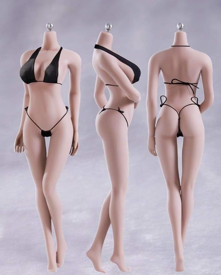 Scale Action Figure TBLeague S07C Super Flexible Seamless Female Body Pale Skin Bust Size L White Skin Pearl Skin [TOYBARJAPAN] 1/6