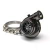 Boostnatics Rechargeable Electric Electronic Turbo Keychain with Sound and LED Black Version 5 - (V5)