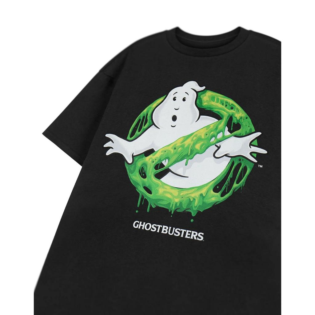 Ghostbusters Unisex Adult Slime Logo Short-Sleeved T-Shirt