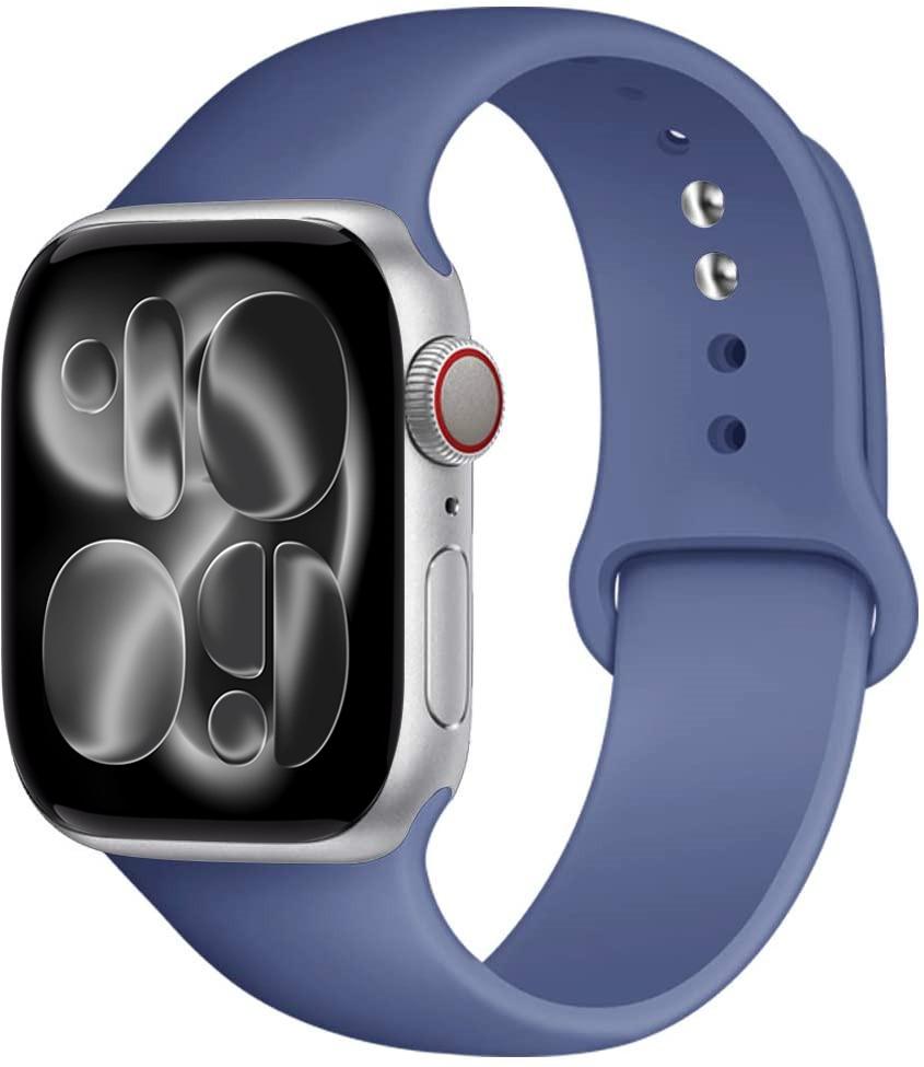 Силиконовый ремешок Для Apple Watch 11 band 44mm 40mm 49mm 45mm 41mm 38 46mm 42mm correa bracelet iWatch series 9 8 7 6 SE ultra 2 3