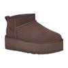 UGG Классические ультра мини-ботинки на платформе Burnt Cedar женские кроссовки коричневые 1135092-BCDR