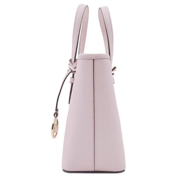 Michael Kors Mk Jet Set Однотонная Минималистичная Сумка-тоут с Логотипом Женские Сумки-тоут Светло-Фиолетовый 35T9GTVT0L-POWDER-BLUSH