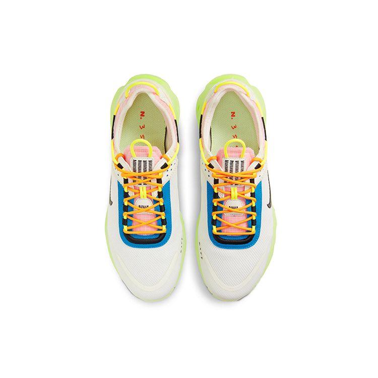 Nike React Live Men White Volt Blue CV1772-100