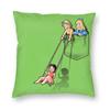 Swing Square Pillow Case Cushions for Sofa Heidi Alps Goat Anime Fashion Cushion Covers