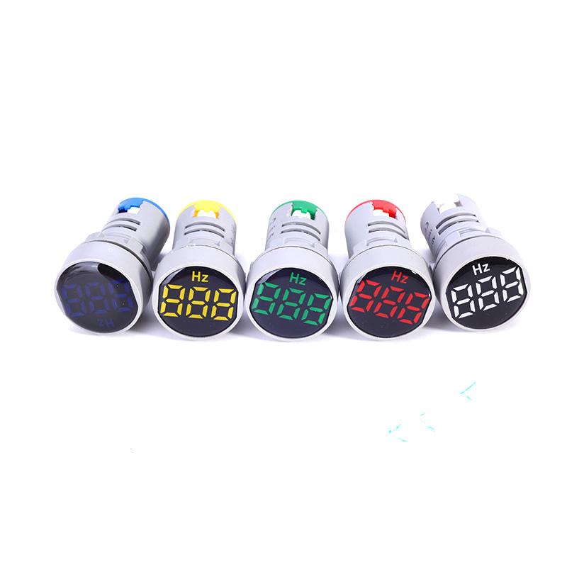 22 мм Квадратный Круглый Защитная Пленка Диапазон Измерения Цифровой Дисплей Электричество Герц Частотомер Индикатор Сигнала 0-99 Гц