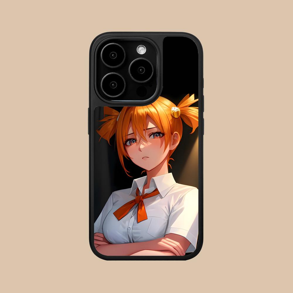 Вечное Лето Алиса Матовая Поверхность Чехол для Мобильного Телефона для iPhone 17 16 15 14 13 12 11 Air Pro Max Plus Цветной Чехол