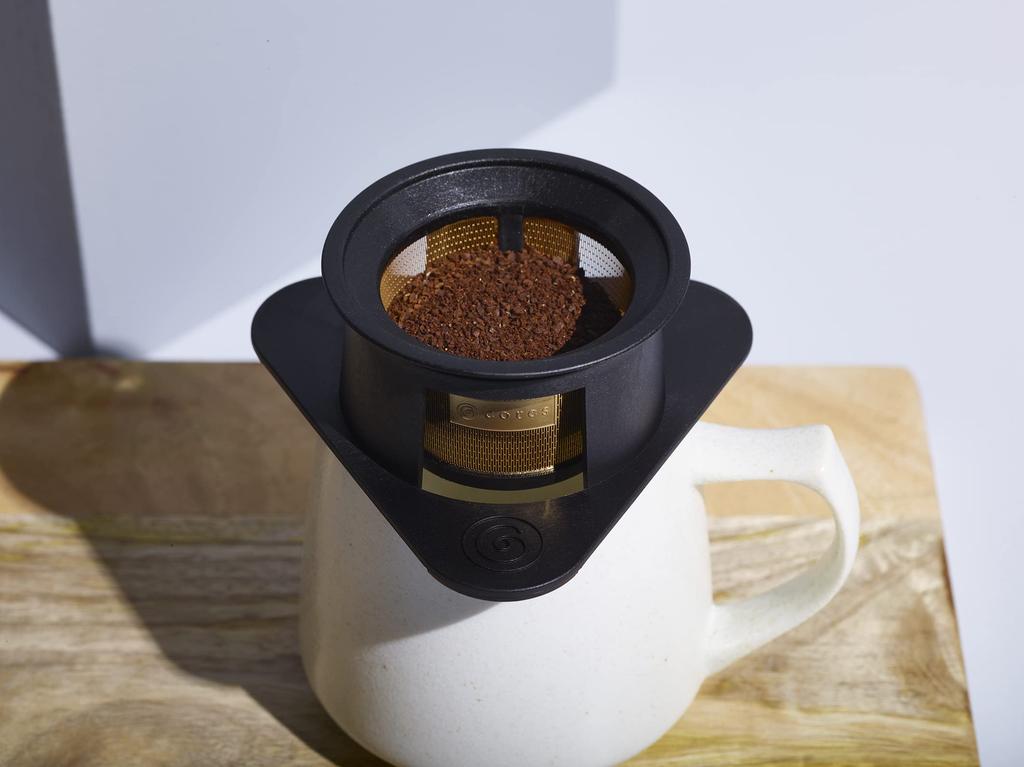 Cores C211BK Gold Filter Black на 1 чашку 3 месяца расширенной гарантии Не требуется бумажный фильтр Разработано совместно с Maruyama Coffee [Официально]