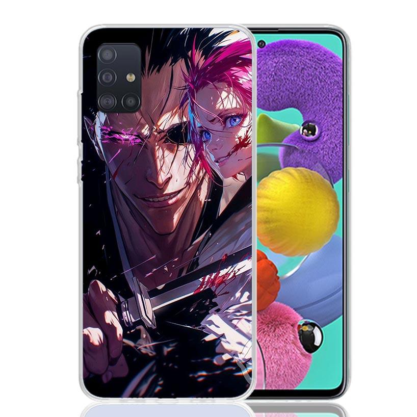 Чехол для телефона Bleach с Кемпачи Зараки для Samsung Galaxy A52 A32 A22 A12 A02S A50S A30S A51 A31 AA71 Note 20 Ultra 10 S10 Plus Galax