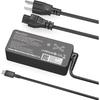 Зарядное устройство USB C 65 Вт, совместимое с ноутбуками Lenovo Thinkpad/Yoga/Chromebook, быстрый адаптер питания USB C 65 Вт 45 Вт