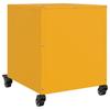 Nightstand Mustard Yellow 36 x 39 x 43.5 cm Steel