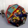 Fireman Sam,Fire Truck Automatic Folding Umbrella Compact 8 rib Design,Unique Style,Suitable for Everyday Outdoor Use,Perfect Gift for