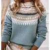 Women's Fashion Casual Fall Winter Long Sleeve O-Neck Sweaters