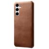 For Samsung Galaxy S25+ Case Calf Texture PU Leather Hard PC Protective Phone Cover