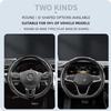 vcxja9 Suitable for Volkswagen Carbon Fiber Texture Steering Wheel Cover Snap-On Wave-Shaped Sporty Design Durable Protective Shell Golf Passat Polo