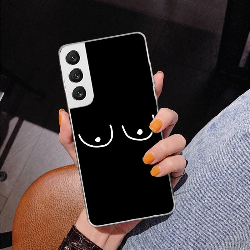 Чехол для телефона с принтом 'Искусство груди' для Samsung Galaxy S24 S25 Edge S26 Ultra S23 S22 S21 Plus S20 FE + Индивидуальный чехол с принтом Galaxy S