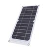 Портативная солнечная панель 6 Вт 2 USB-выхода Быстрая зарядка Монокристаллическая Высокоэффективная солнечная панель Телефон