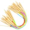 18pcs Wood Double Point Knitting Needles 2mm - 10mm Sizes Knitting Tool Set  For Weave