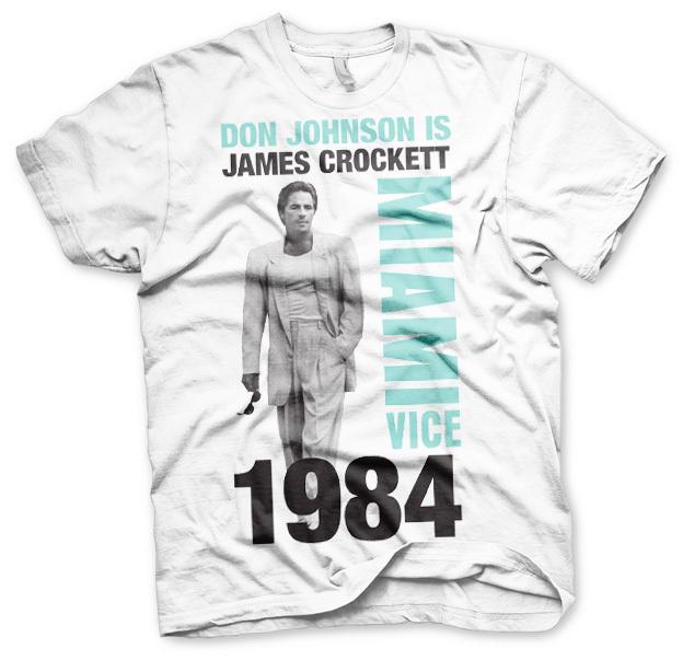 Officially Licensed Miami Vice Don Johnson Ist Crockett 3XL 4XL 5XL Mens T-