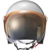 MARUSHIN Motorcycle Jet Helmet MCJ6 BUBBLE RIDER MEN L Size (59~60cm) Gray Product Number: 05301032