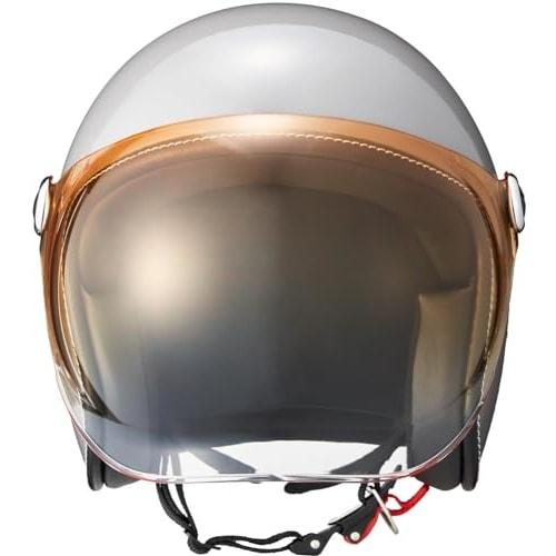 MARUSHIN Motorcycle Jet Helmet MCJ6 BUBBLE RIDER MEN L Size (59~60cm) Gray Product Number: 05301032