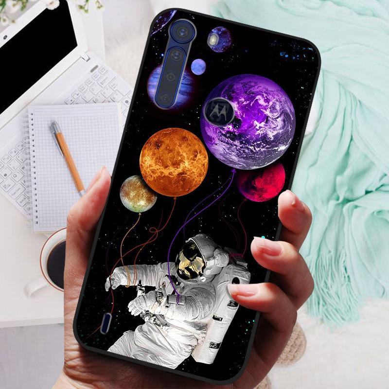 Чехол для Motorola One Fusion Черный бампер Мягкий силиконовый чехол Для Moto One Fusion Plus Чехлы для телефонов OneFusion Fusion+ Funda Shell