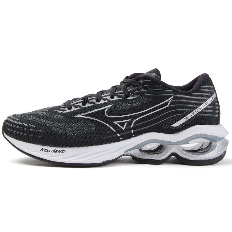 Mizuno Creation 24 Shock Absorbing Non-Slip Low-Top Running Shoes Unisex Running Shoes Black J1GC230105