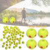 50pcs 6-15mm Fishing Floats Beads Beans Fishing Floating Practical Foam Floats Ball Outdoor Fishing