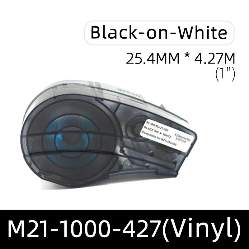 1 шт. виниловый картридж для этикеток M21-750-427 M21-1000-427 M21-1250-427 M21-1500-427 для BMP21-PLUS BMP21-LAB лента для принтера этикеток