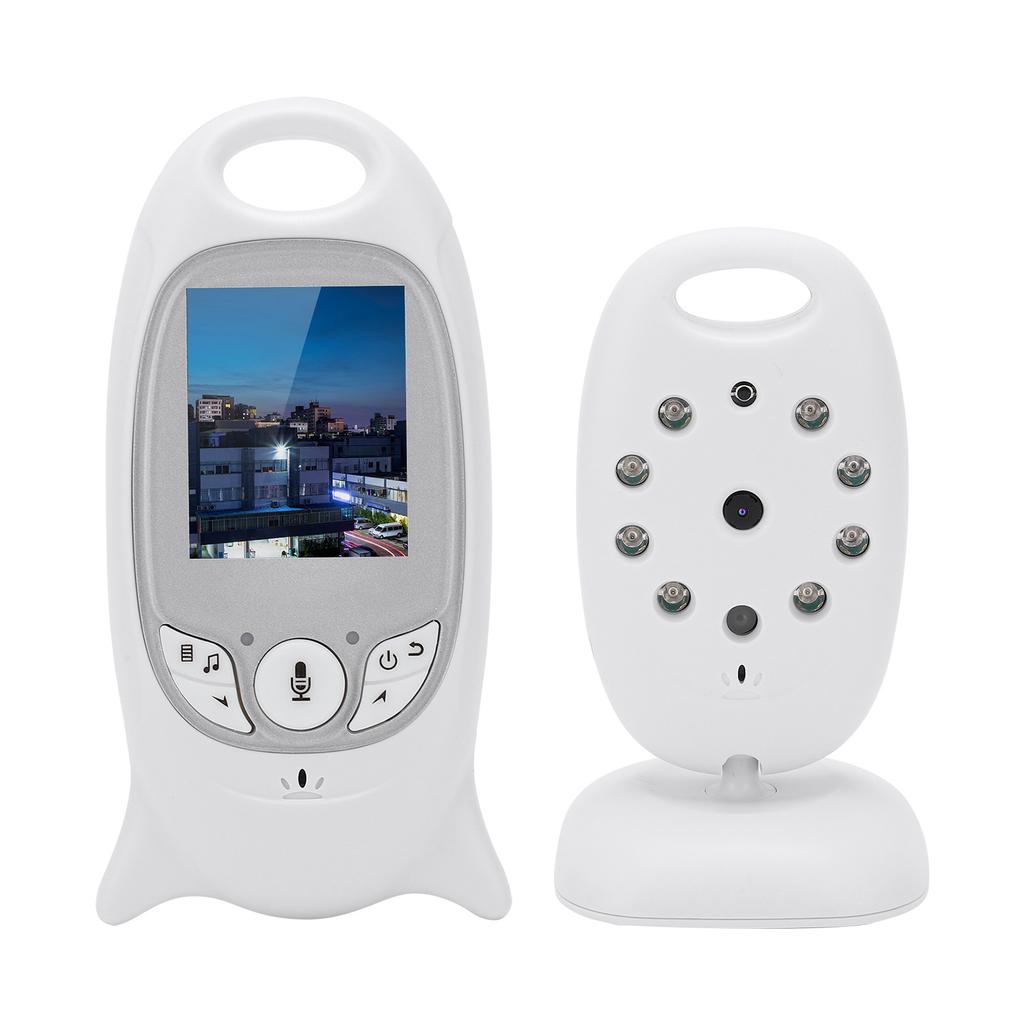 2.4in Baby Monitor Wireless Digital for Infants 2?Way Talk Infrared Night View 100?240VUK Plug