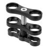 1 Inch Ball Clamp Aluminum Alloy for Underwater Light Arm Tray Scuba Diving Photography Camera Mounting