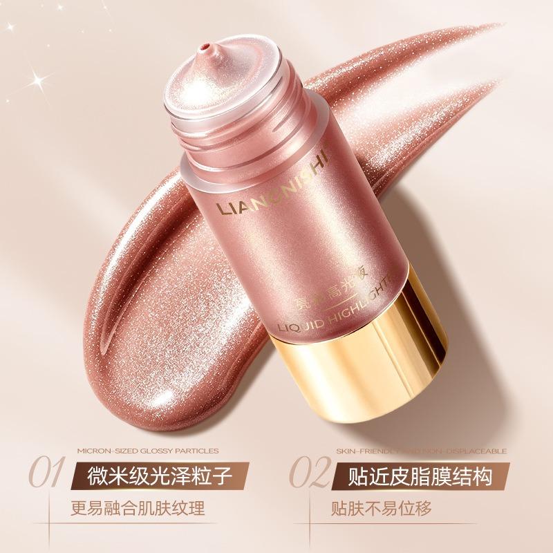 Bright Color Highlighting Liquid Natural Three Dimensional Brighten Contour Long Lasting Lightweight Face Makeup