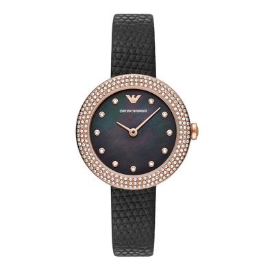 Часы AR11433 Черные [Emporio Armani] Женские